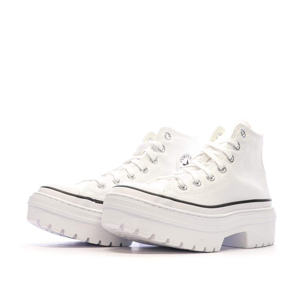 Baskets Blanches Femme Converse All Star Lugged A10364C 6