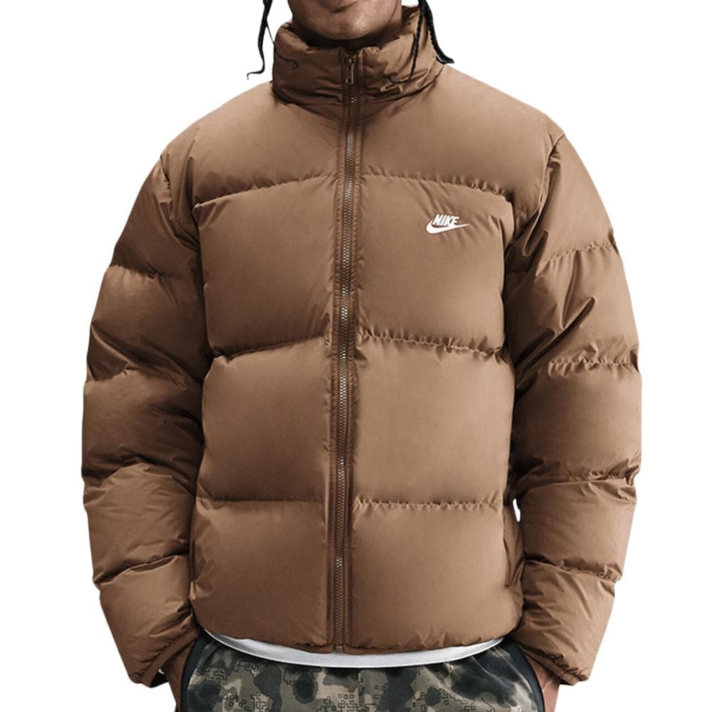 Doudoune Marron Homme Nike M Sf Club Puffer 1