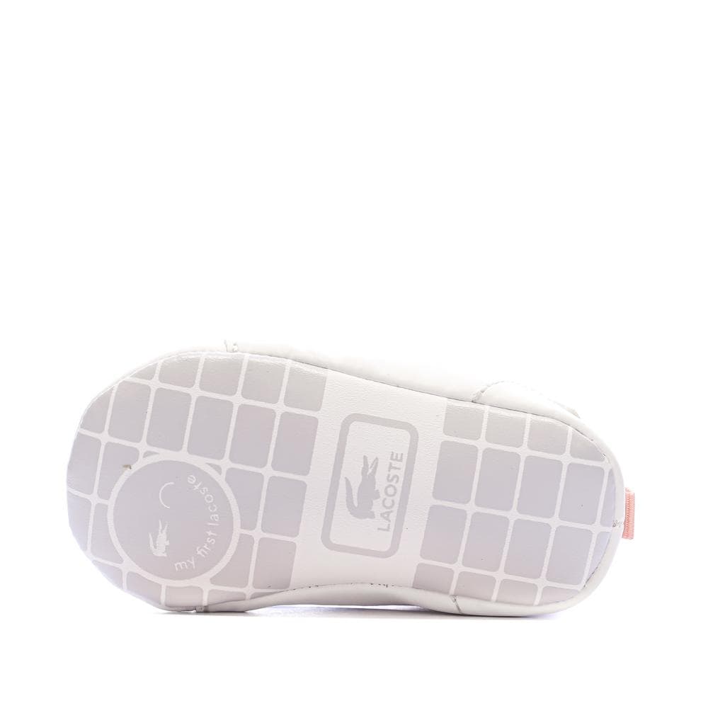 Baskets Blanches/Rose Bébé Lacoste Carnaby Set 225 5