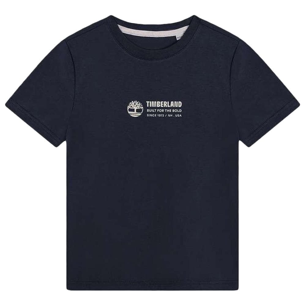 T-shirt Marine Garçon Timberland T60084 1