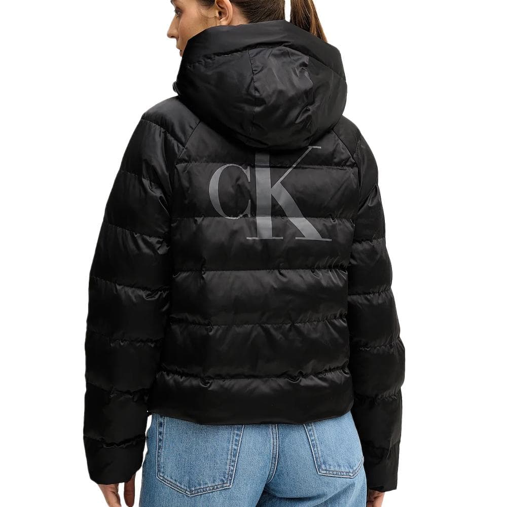 Doudoune Noire Femme Calvin Klein Jeans Satin 2