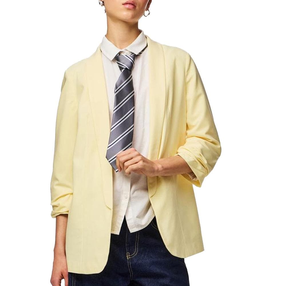 Blazer Jaune Femme Pieces Bosella 1