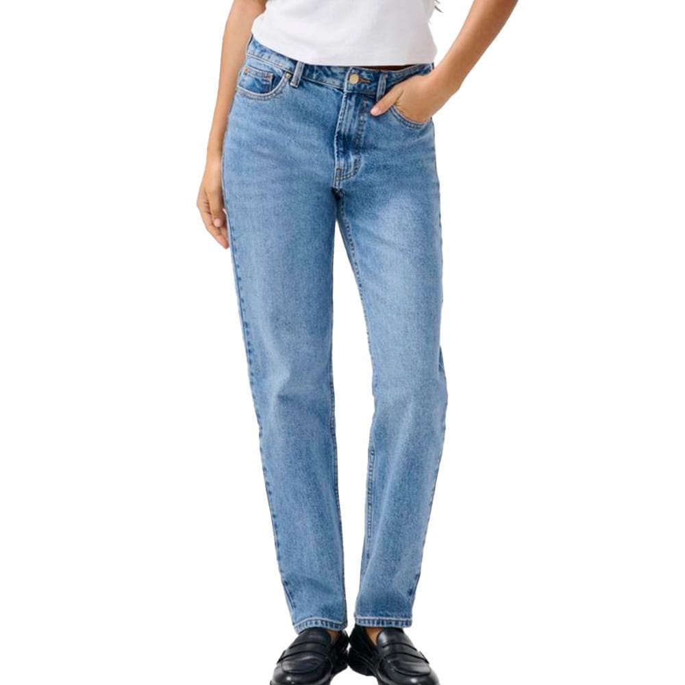 Jean Droit Bleu Femme Only Lemily 1