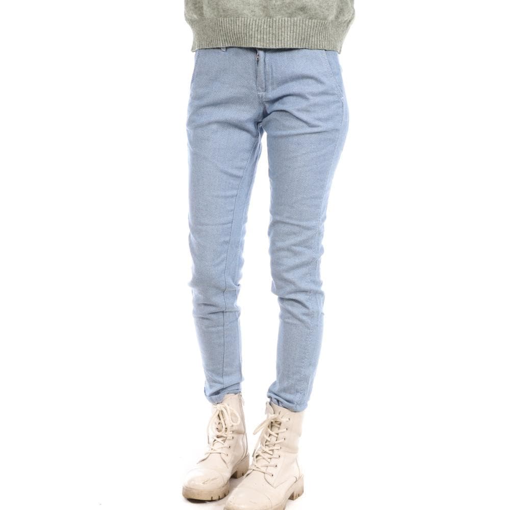 Pantalon en Toile Bleu Femme Teddy Smith Amber 1