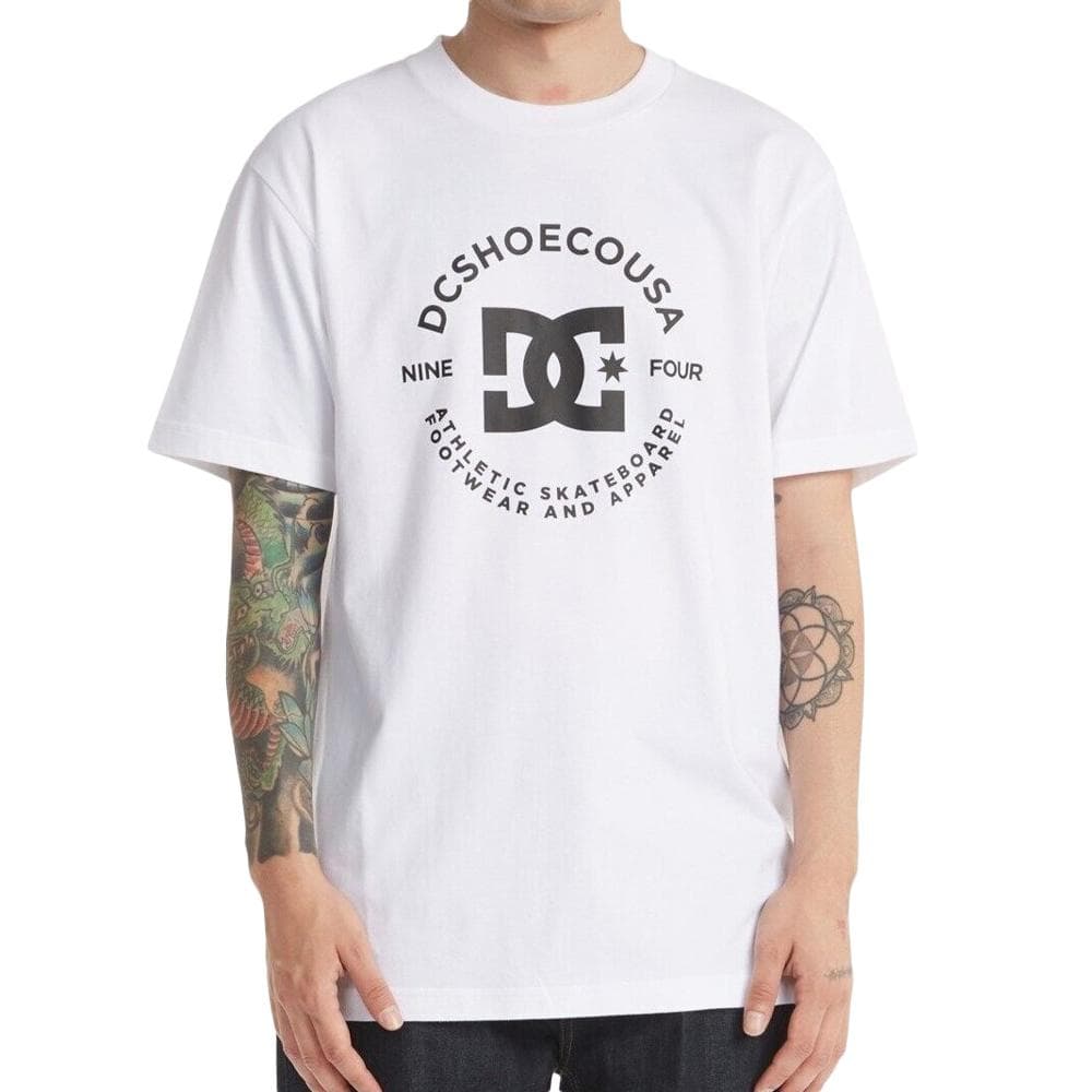 T-Shirt Blanc Homme Dc shoes Pilot 1