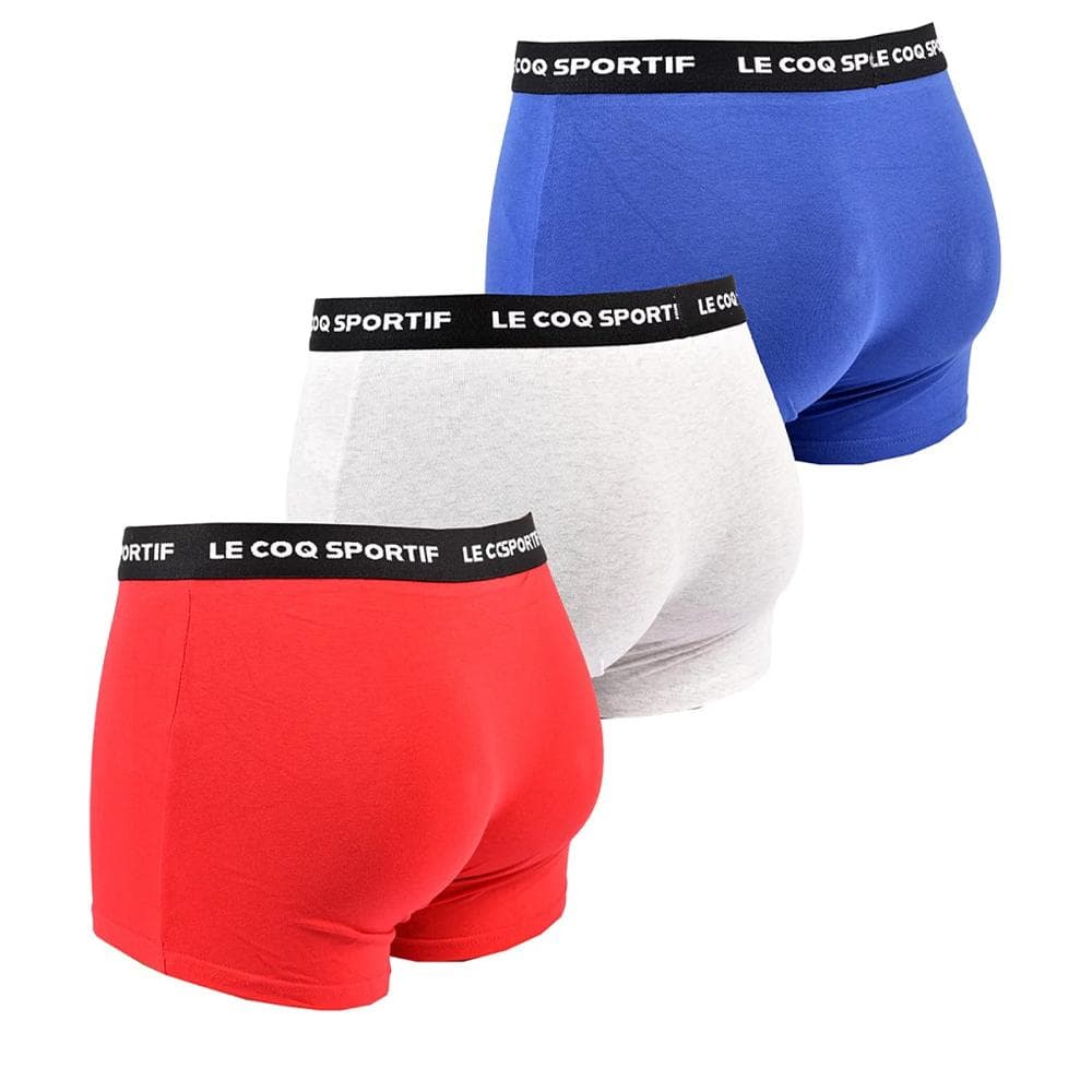 Lot de 3 Boxers Rouge/Gris/Bleu Homme Le Coq Sportif Boxer 2