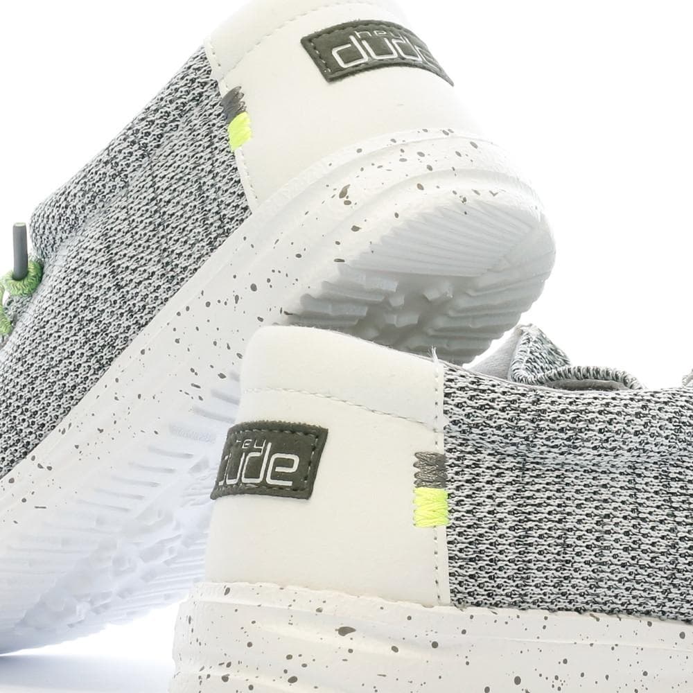 Chaussures Grises/Noires Garçon Hey Dude Wally Youth 7