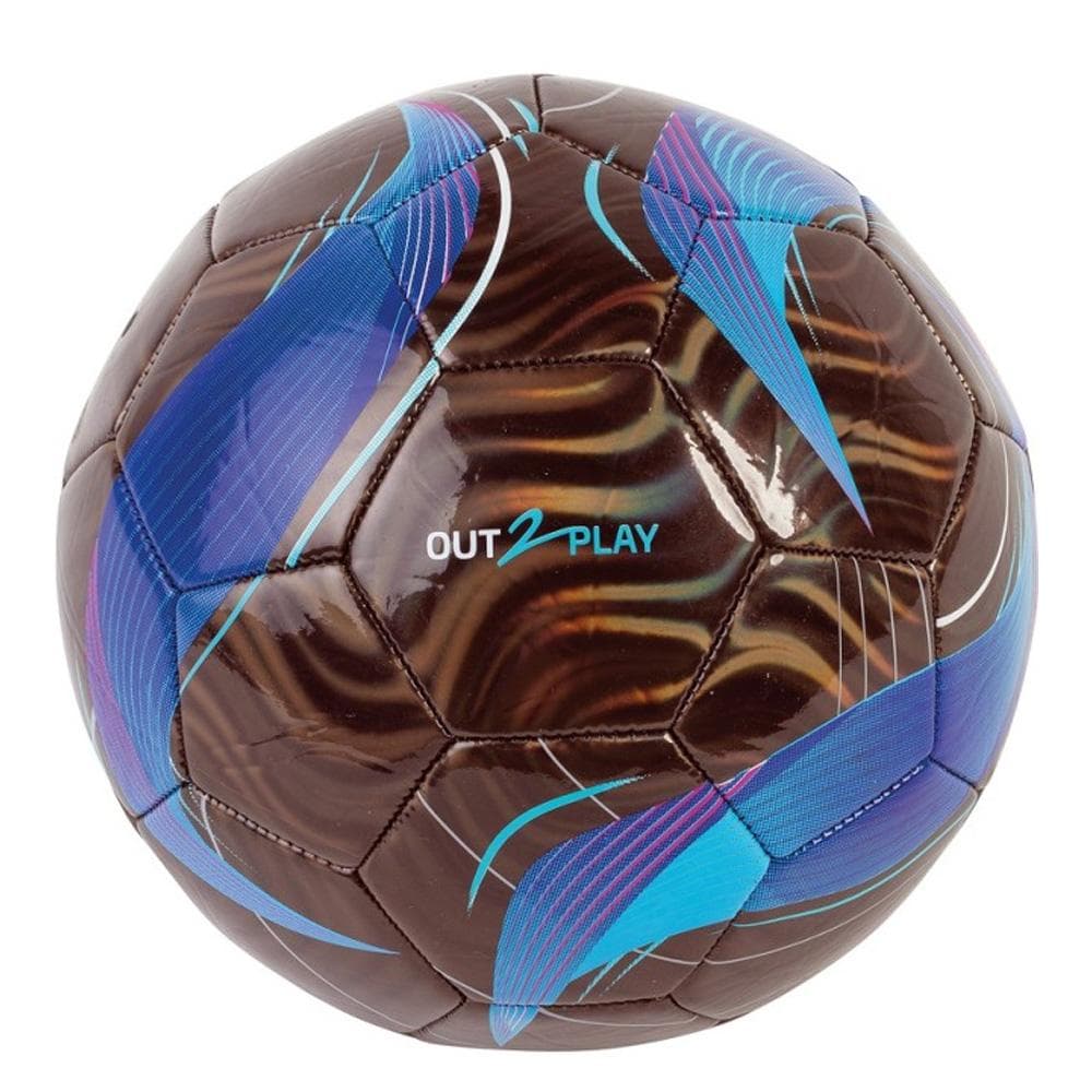 Ballon de football Bleu/Orange/Vert Mixte Out 2 Play 2