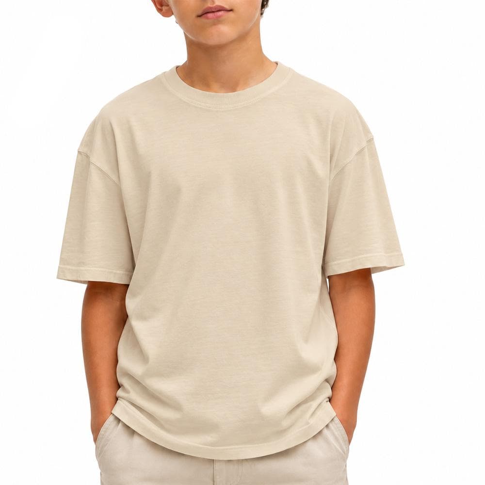 T-Shirt Beige Garçon Paname Brothers Oversize 1