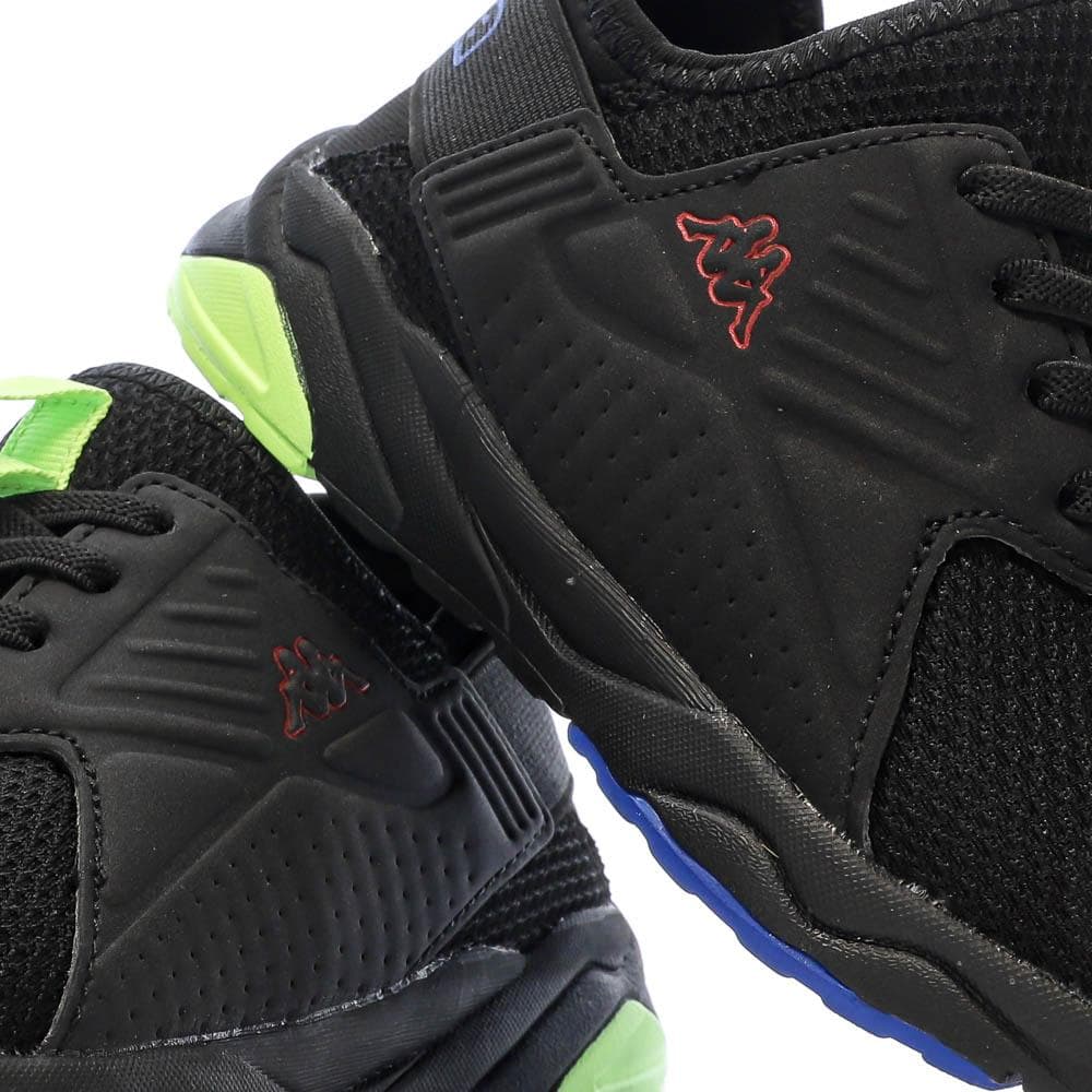 Baskets Noires/Bleu/Vert Garçon Kappa San Puerto 7