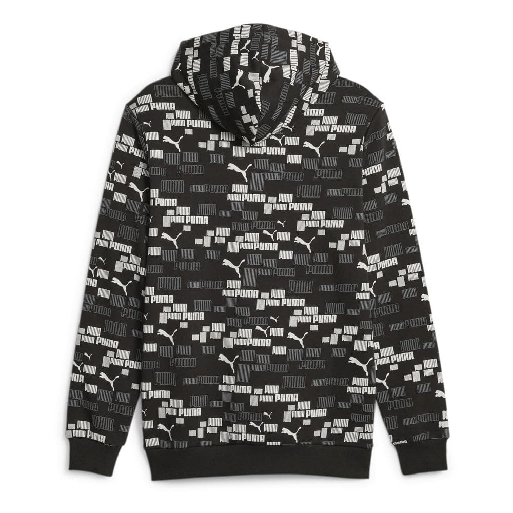 Sweat à Capuche Noir/Blanc Homme PUMA Aop 2