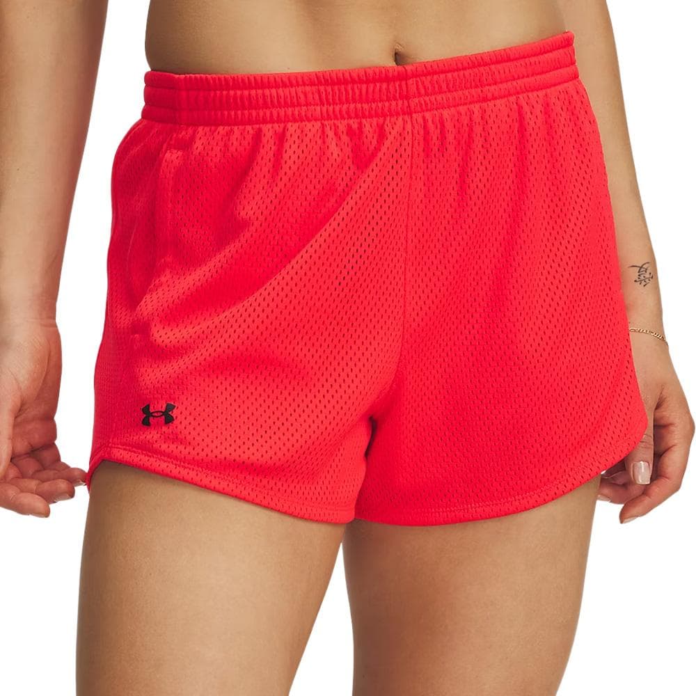 Short Rouge Femme Under Armour Tech Play 1
