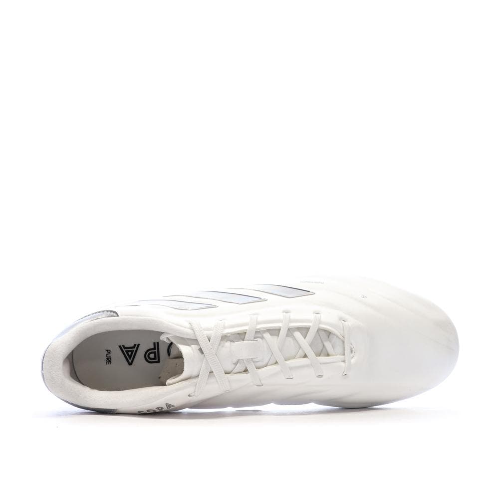 Chaussures de football Blanches/Argent Homme Adidas Copa Pure 2 Elite Fg 4
