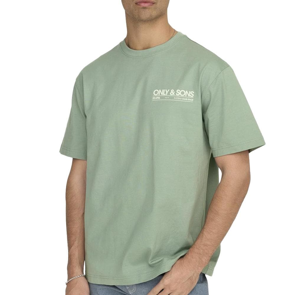 T-Shirt Vert Homme Only & Sons Kazbah 1