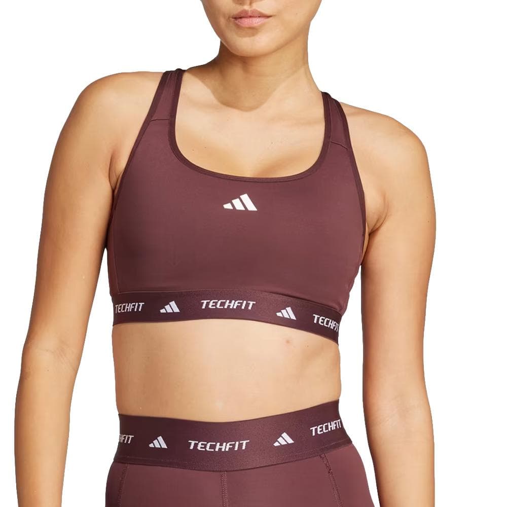 Brassière de Sport Prune Femme Adidas Tf Bra 1