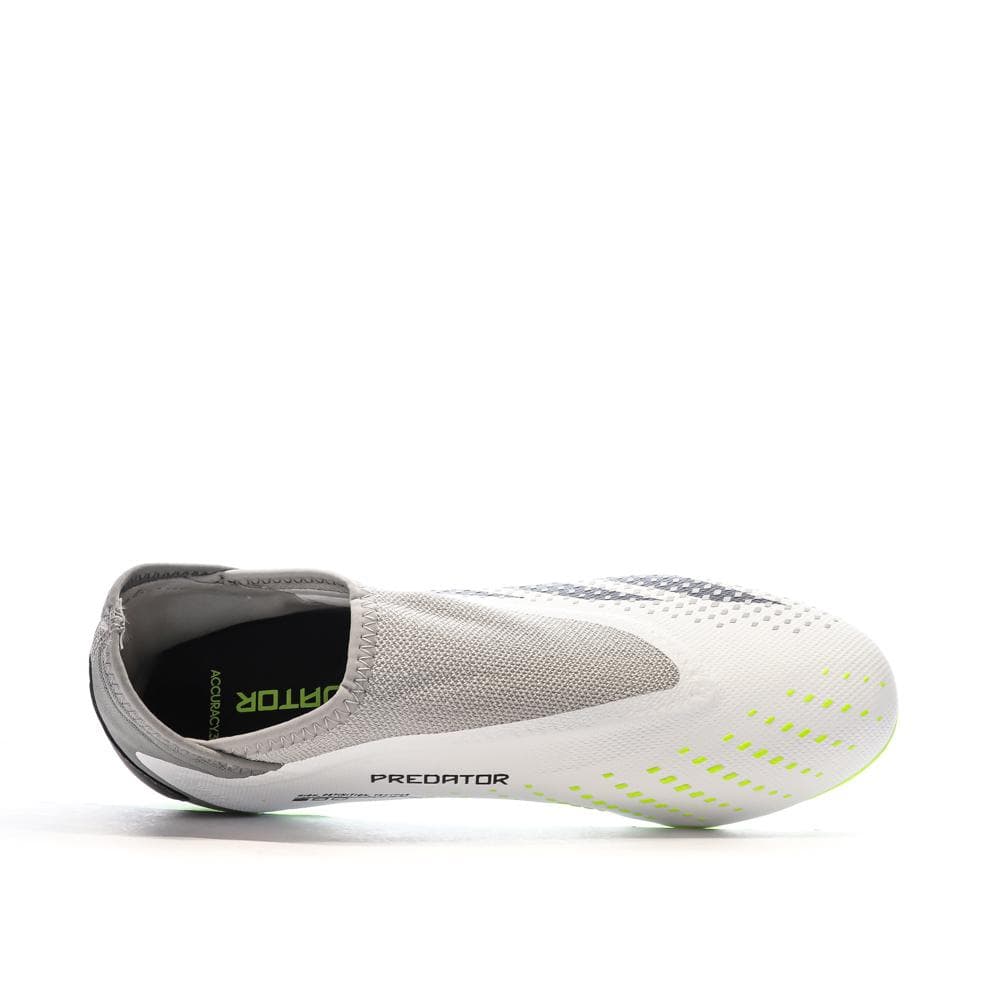 Chaussures de football Blanche/Noire/Jaune Homme Adidas Predator Accuracy 4