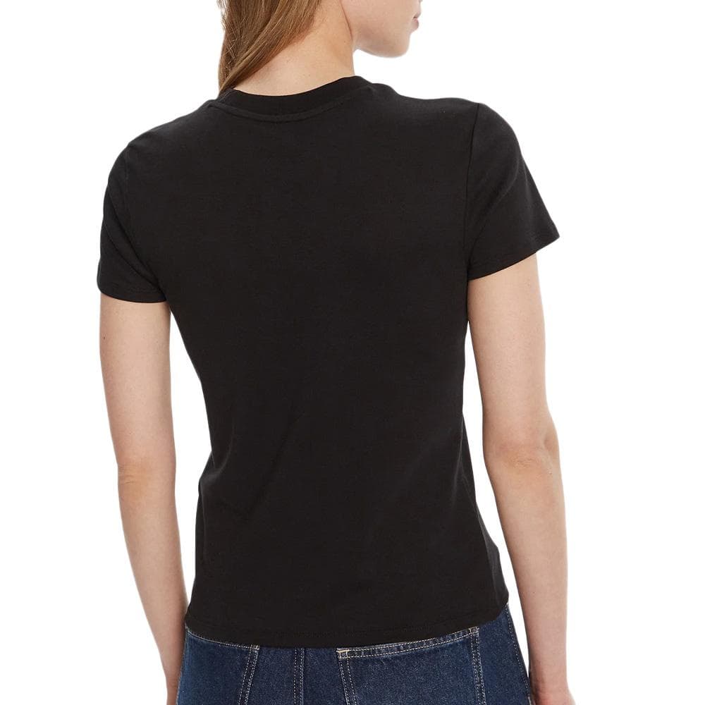 T-Shirt Noir Femme Calvin Klein Jeans Supima 2