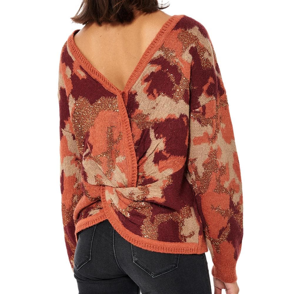 Pull Orange Femme Kaporal Camo 2