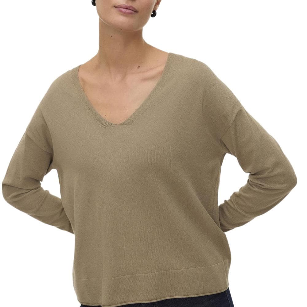 Pull Marron Femme Vero Moda Breezess 1