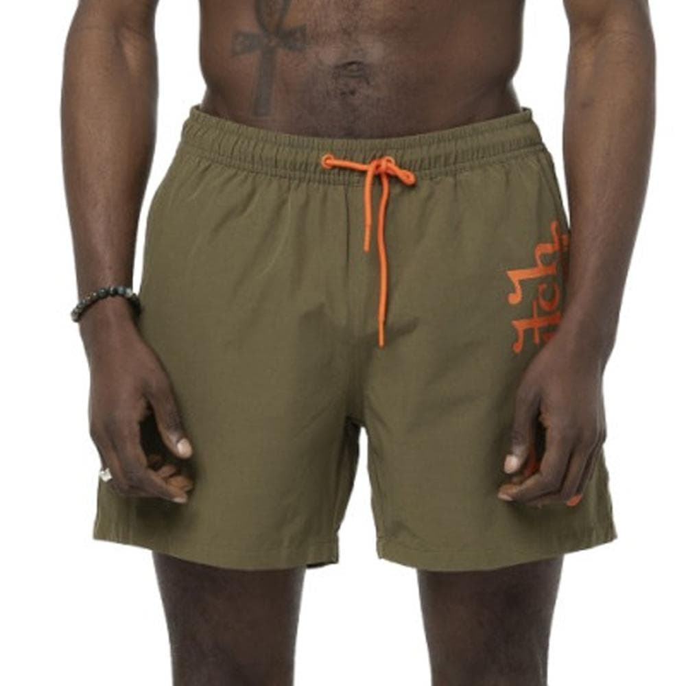 Maillot de bain Kaki/Orange Homme Von Dutch MICK 1