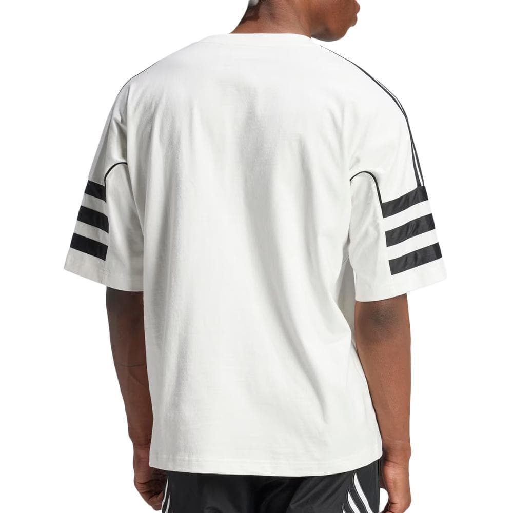 T-Shirt Blanc/Noir Homme Adidas Q3 2