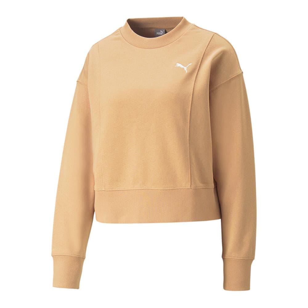 Sweat Beige Femme Puma Her Crew 1