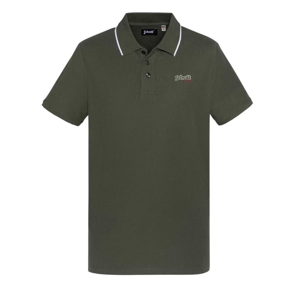 Polo Kaki Homme Schott PAUL 1