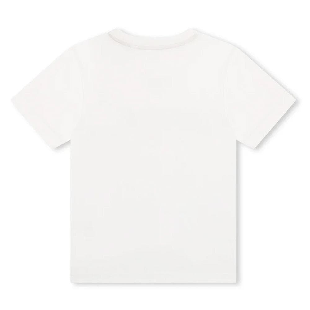 T-Shirt Blanc Garçon Timberland T60097 2