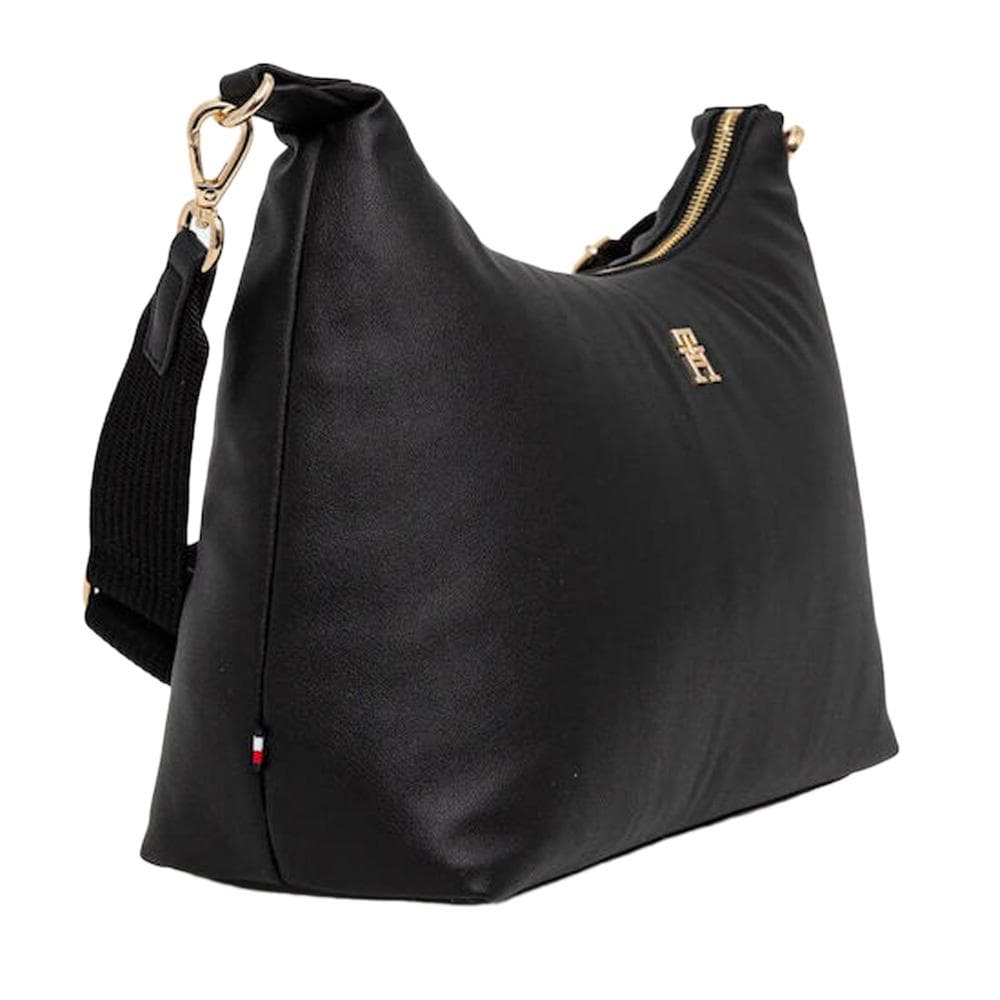 Sac à Main Noir Femme Tommy Hilfiger Popette Soft Shoulde 2