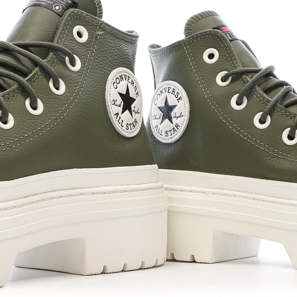 Baskets Kaki Femme Converse Chuck Taylor All Star Lugged Heel 7