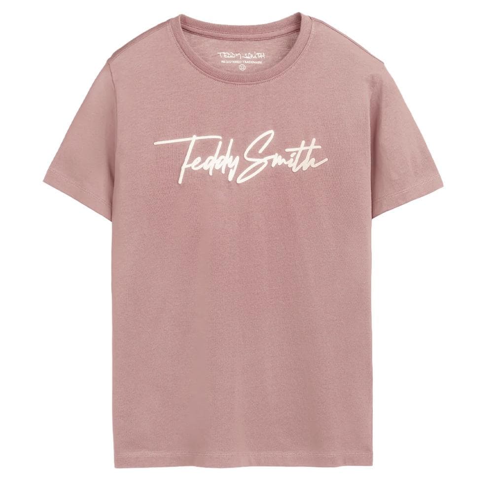T-Shirt Rose Garçon Teddy Smith Evant 1