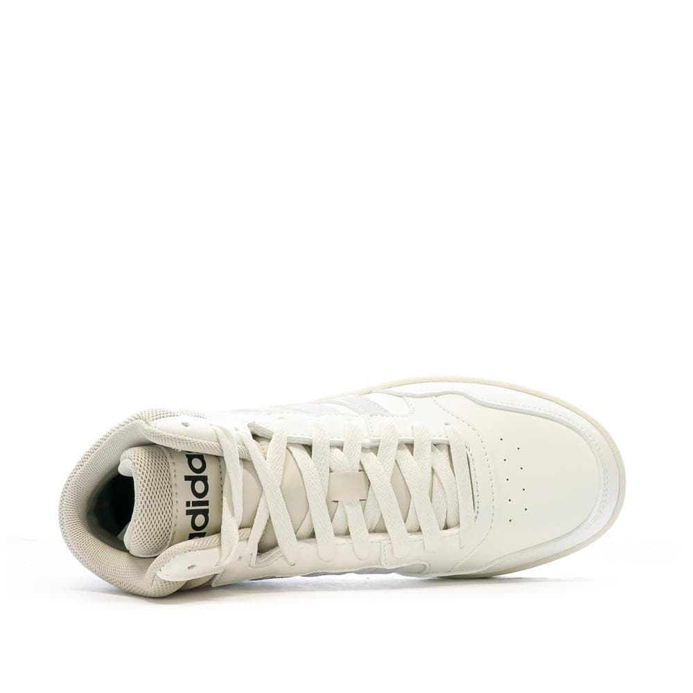 Baskets Beige/Rose Femme Adidas Hoops 3.0 4