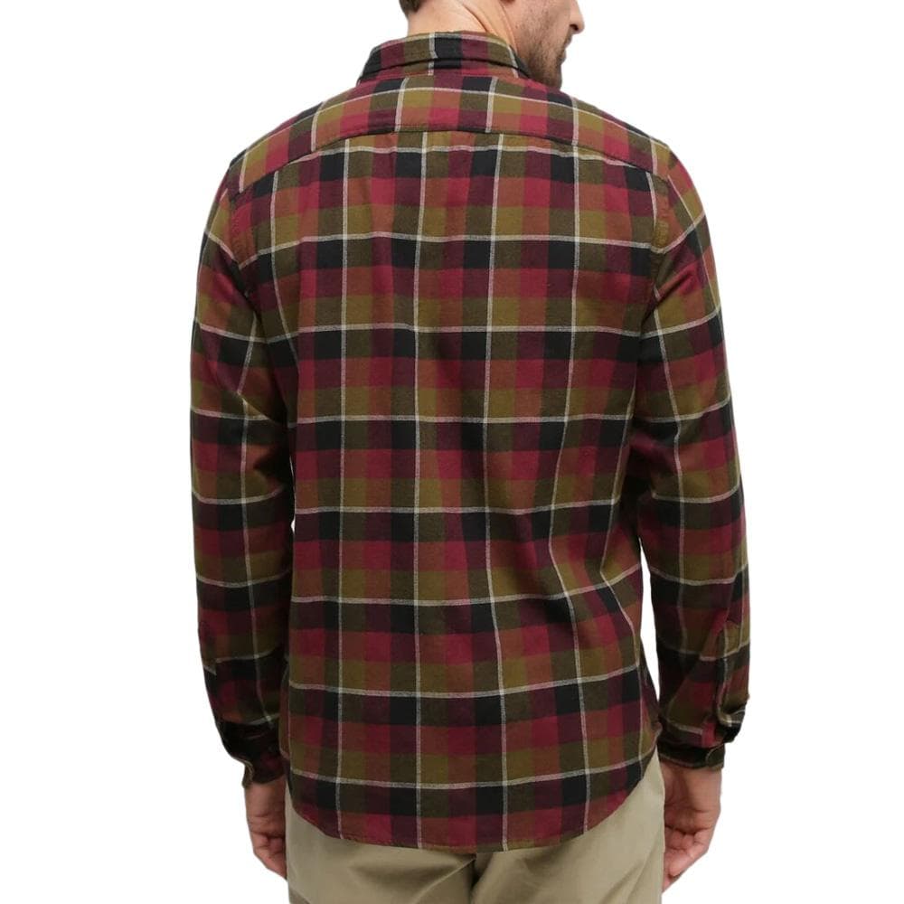Chemise à Carreaux Bordeaux/Vert Homme Timberland Solucell Buffalo 2