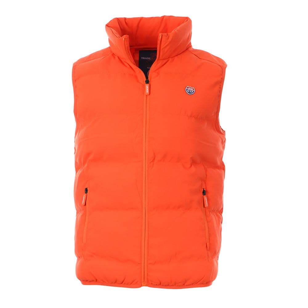 Doudoune Sans Manche Orange Homme C17 Milton 1