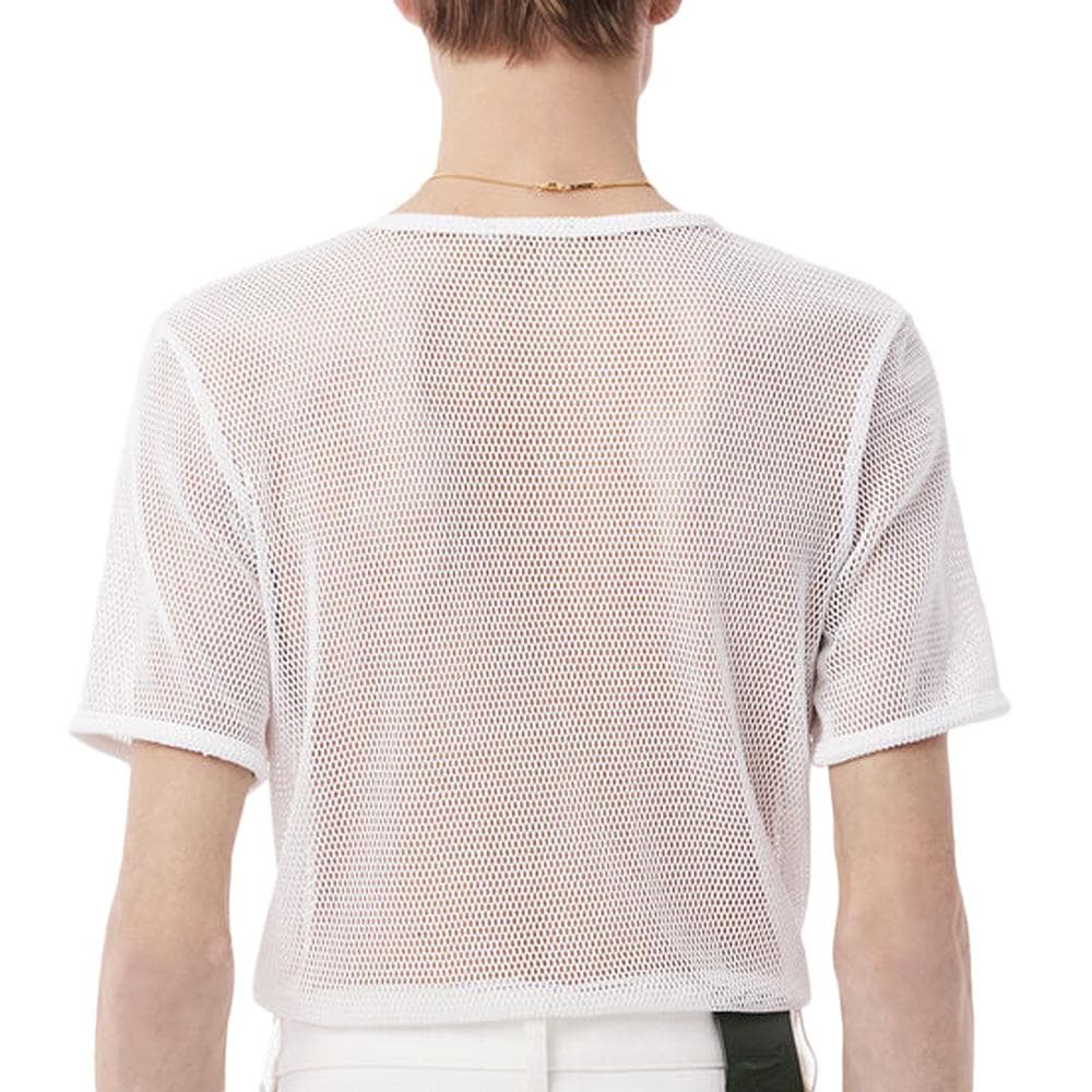 T-shirt Blanc Filet Homme Lacoste Runway Mesh 2