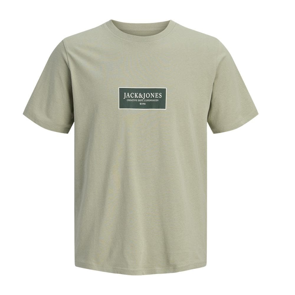 T-Shirt Vert Homme Jack & Jones Greene 1