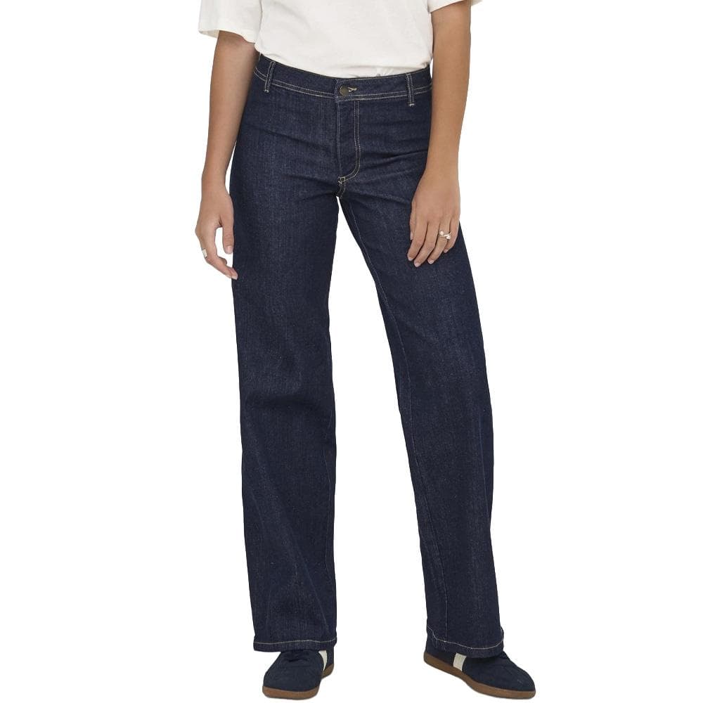 Jean Droit Bleu Foncé Femme JDY Vanessa 1