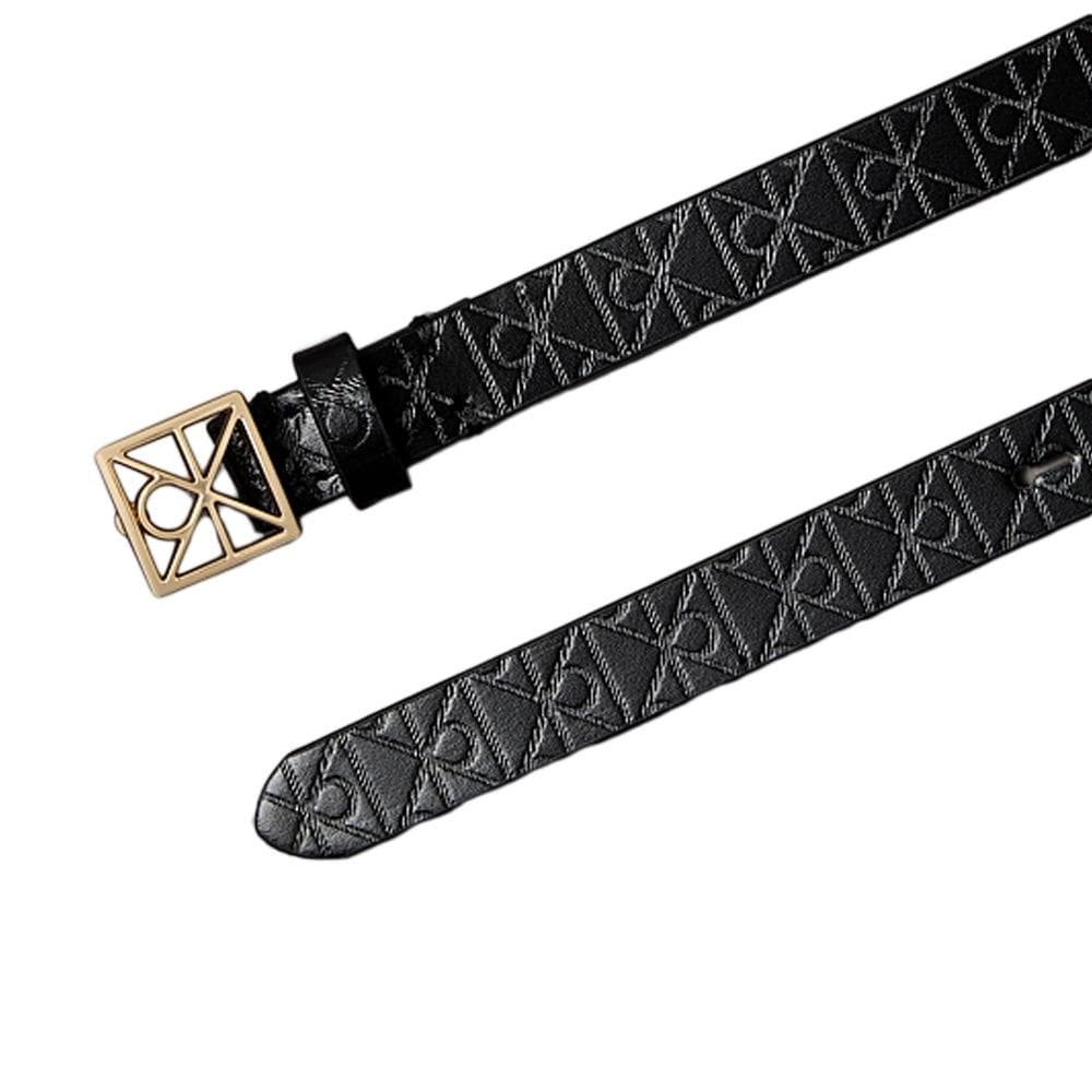 Ceinture Noire Femme Calvin Klein Jeans Emblem LV04F7048G - T 2