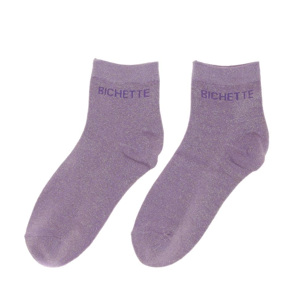Chaussettes Violet Femme Stella Green Bichette 1