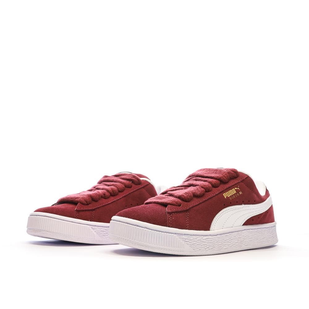 Baskets Rouges Femme Puma Suede XL 6