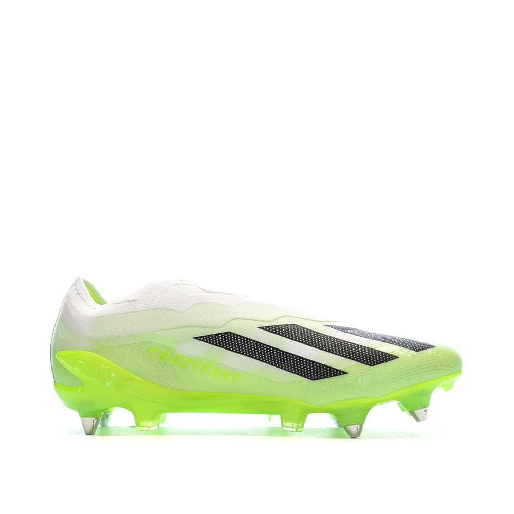Chaussures de Foot Blanc/Jaune Adidas X Crazyfast.1 Ll SG 2