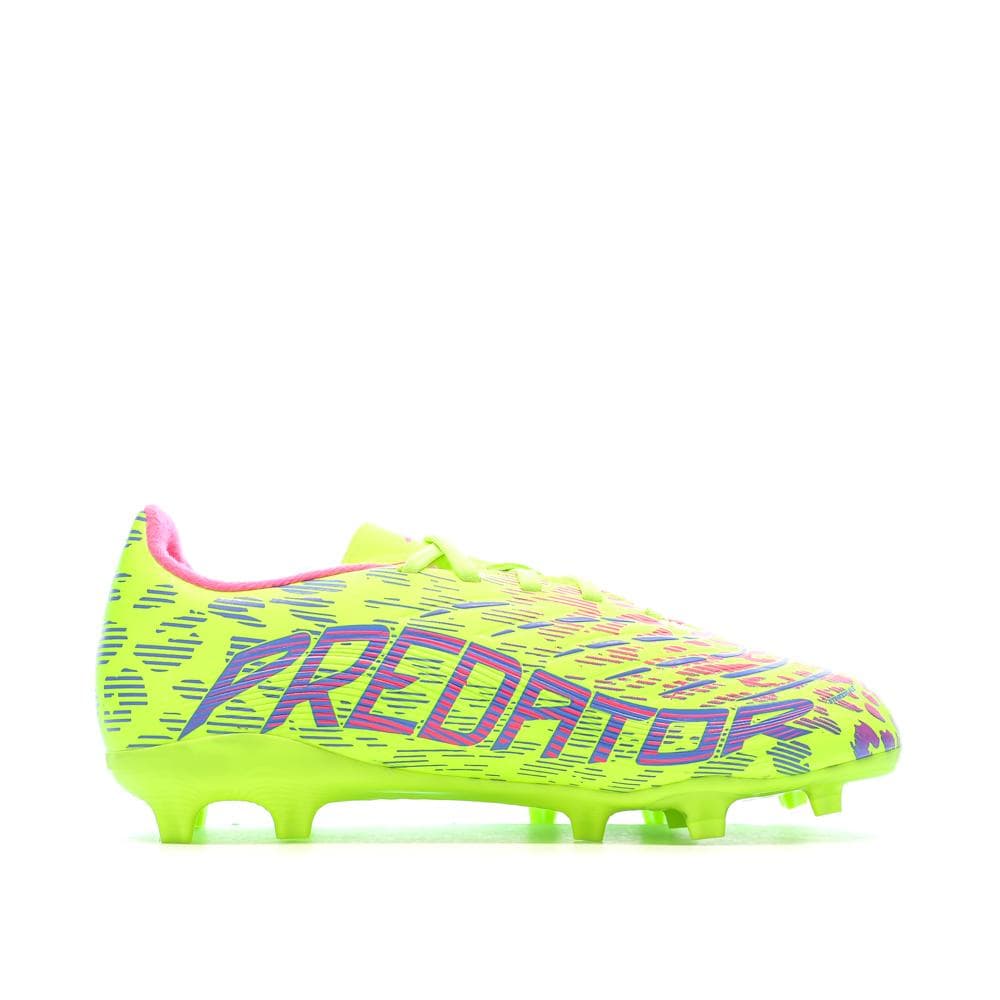 Chaussures de Foot Jaunes Junior Adidas Predator League FG/MG 2