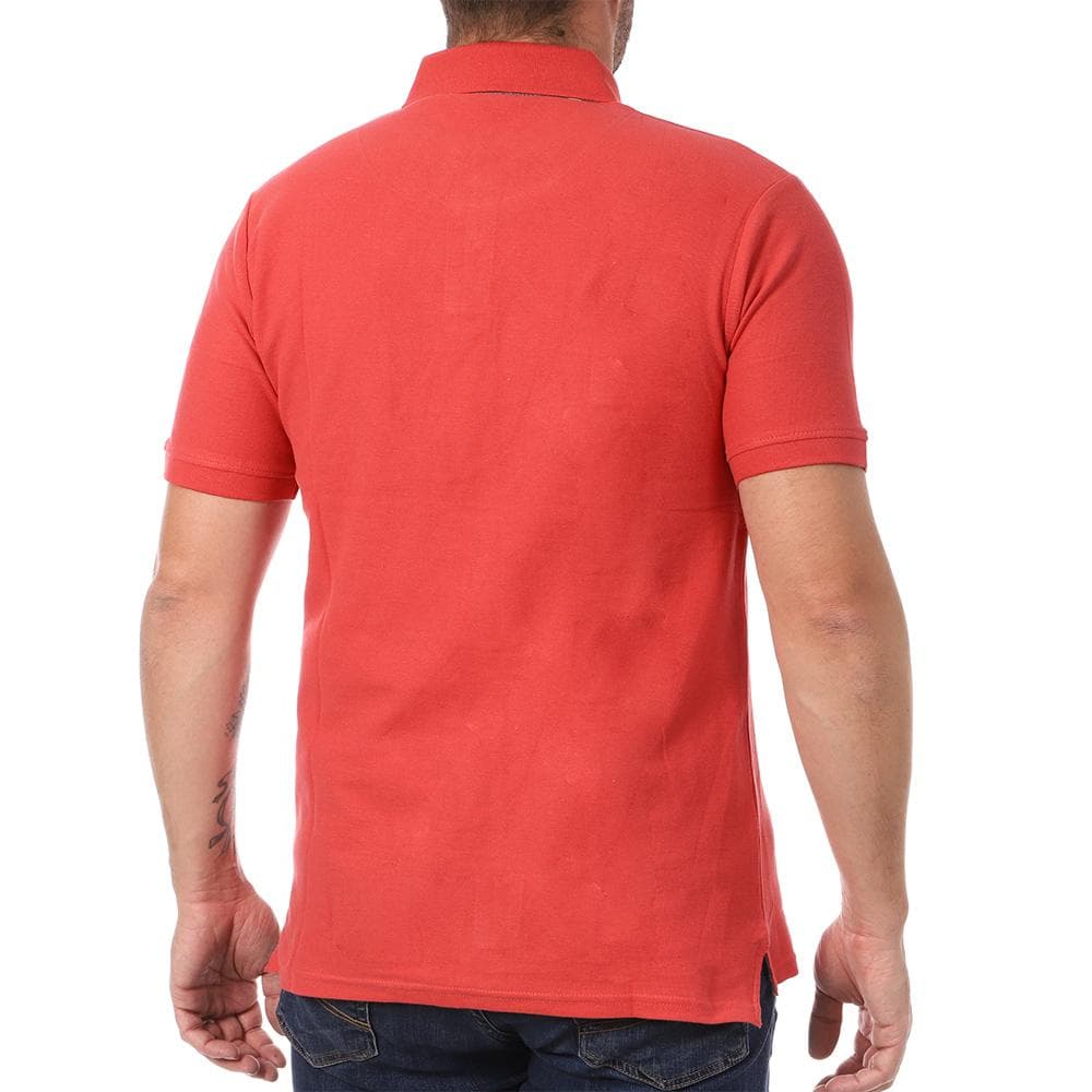 Polo Rouge Vif Homme Lee Cooper Opan 2