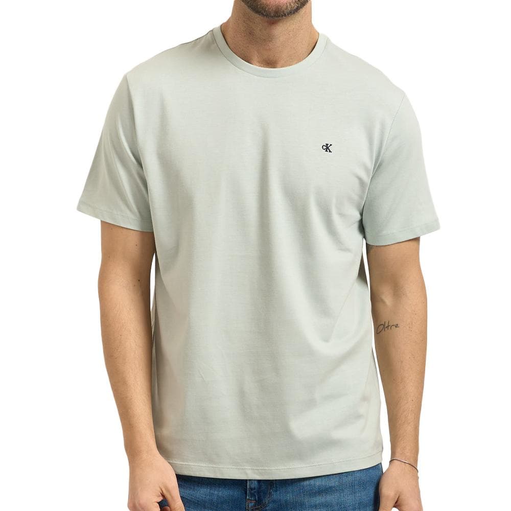 T-Shirt Vert Homme Calvin Klein Jeans Classics 1