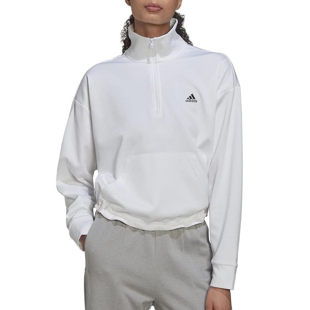 Sweat Blanc Femme Adidas HI3377 1