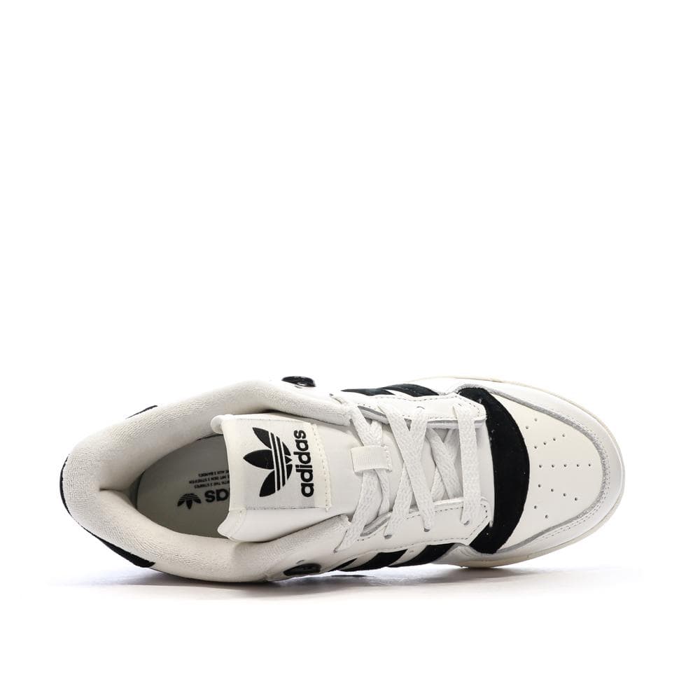 Baskets Blanches/Noires Femme Adidas Rivalry 86 4