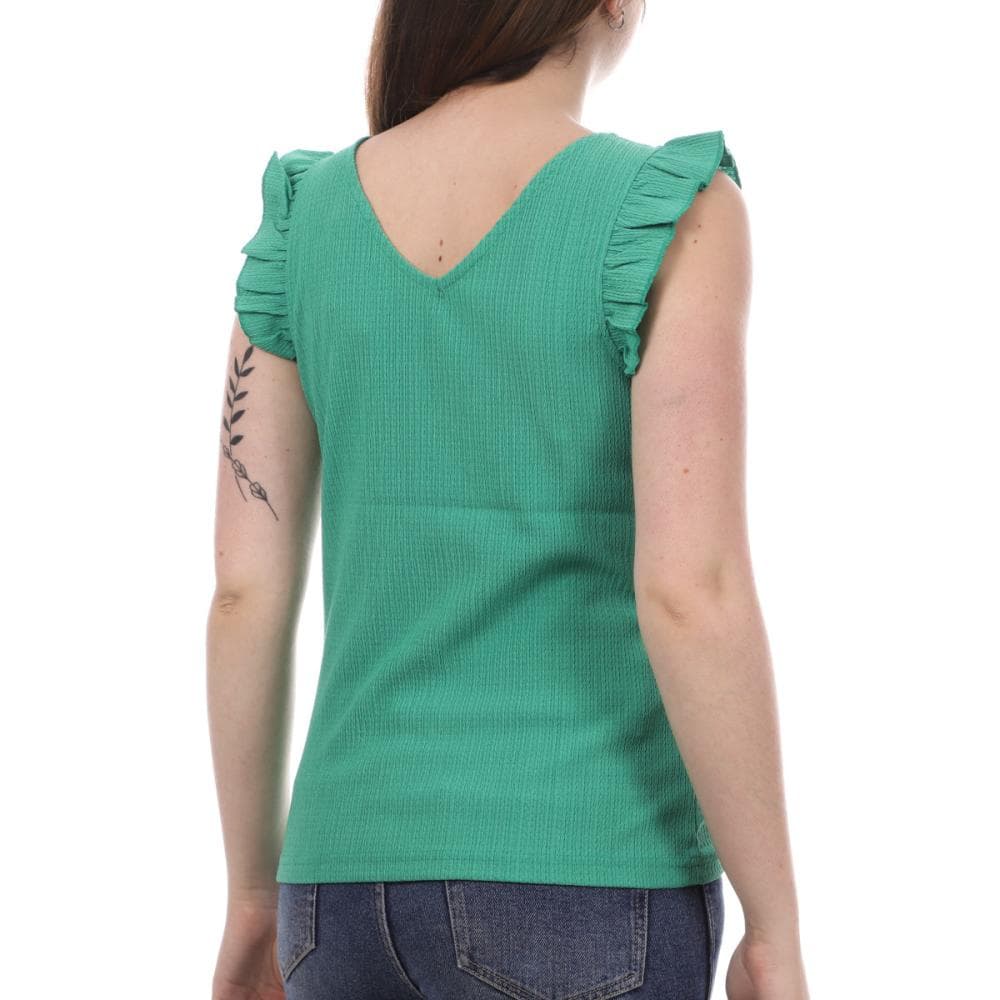 Top Vert Femme Vero Moda Elisa 2