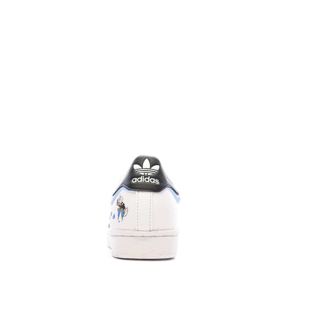 Baskets Blanc/Noir Enfant Adidas Superstar IG6263 3