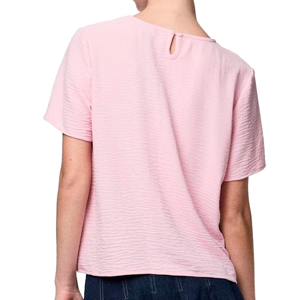 T-Shirt Rose Femme Pieces Pcanna 2