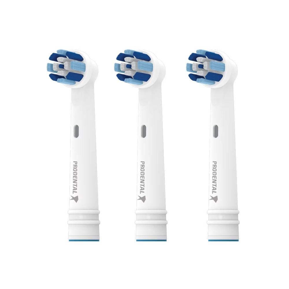 x3 Brossettes Rotative de Rechange Prodental Clean Action 1